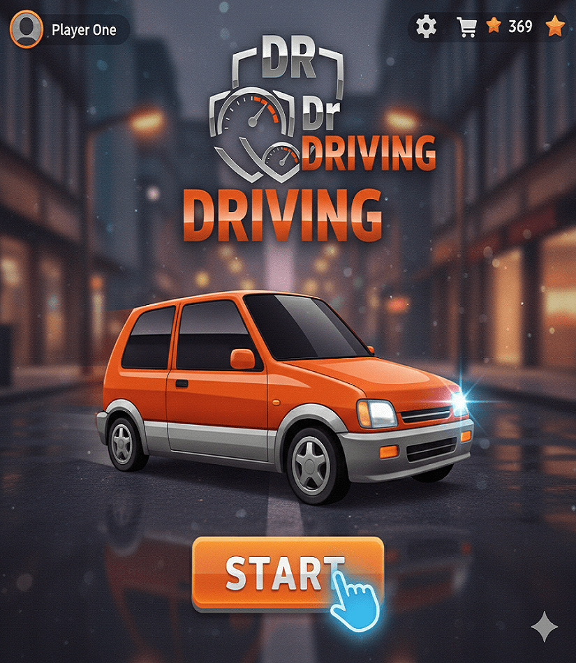 DRDriving apk Game Start page